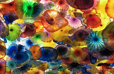 Chihuly ceiling in the Bellagio