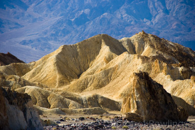 Erosion in Mule Canyon near Death Valley