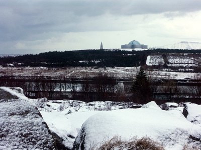 Perlan og Hallgrímskirkjuturn