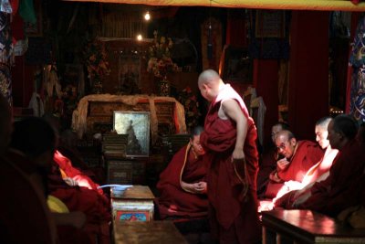 Monk Being Examined for Higher Office