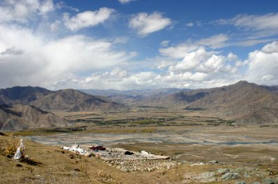 View from Sky Burial Site