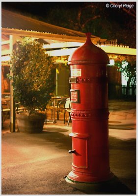 1076- port of echuca - old post box