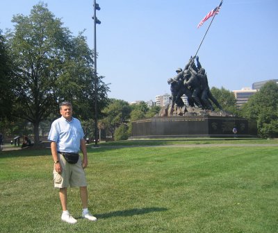 Frank at Imo Jima Memorial