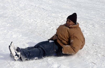 i am just relaxin on the slope
