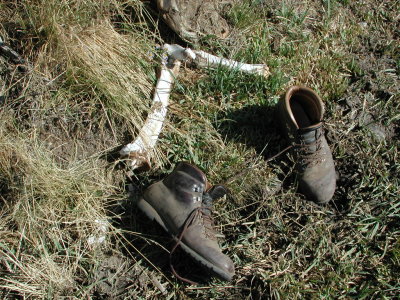 Dead backpackers boots.JPG