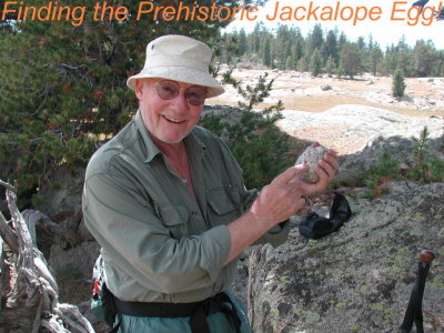 RFG and the prehistoric jackalope egg.JPG