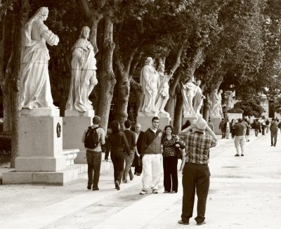 A popular place for photos (Madrid)