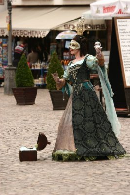 Street performer, Frankfurt