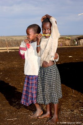 Masai children