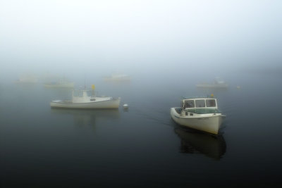 Summer Fog - Biddeford Pool Harbor, Maine
