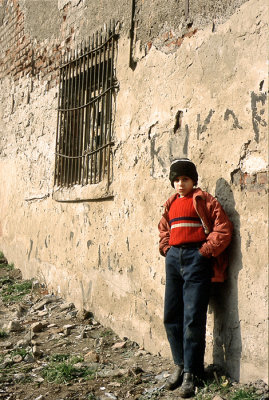 young  man in the urban area of the stanbul