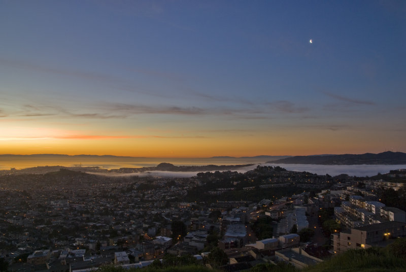 Moon at Sunrise