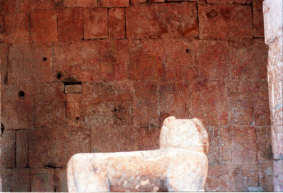 El Castillo  - Interior Detail - Jaguar Throne