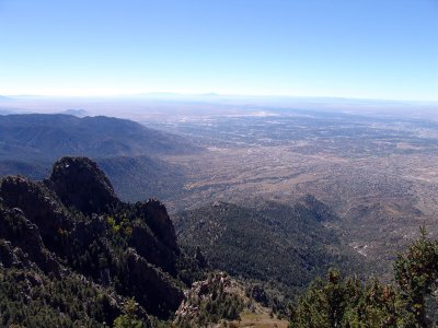 View from Sandia Mountain Albuquerque