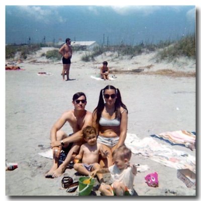Dad-J.C., Mom-Francine, Tammy & Brian 1972