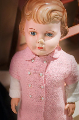 Skeptical doll