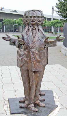 Statue of Johannes Rau