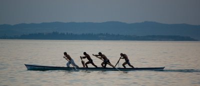 Traditional rowing boat
