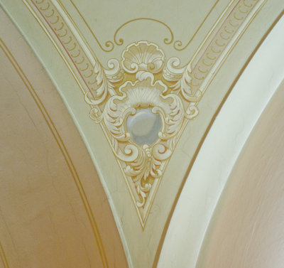 Detail of the ceiling of the art museum