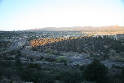 Prescott, AZ at dawn