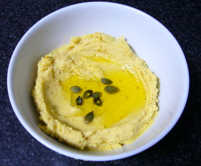 homemade hummus: tahini, garbanzos, salt, olive oil, garlic & lemon juice