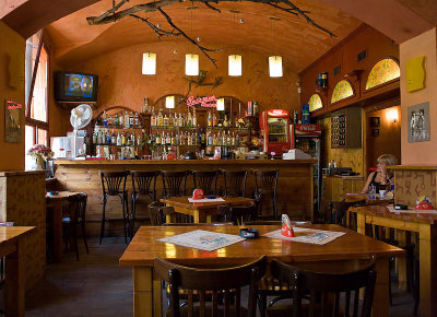 U Sovy, interior shot.