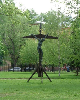 Crucified by the arms race.jpg