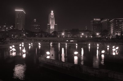 skyline waterfire-bw.tif