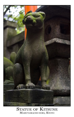 Statue of Kitsune, Kyoto