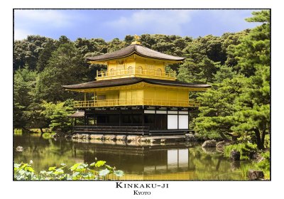 Kinkaku-ji 1 (the Golden Pavilion), re-edited