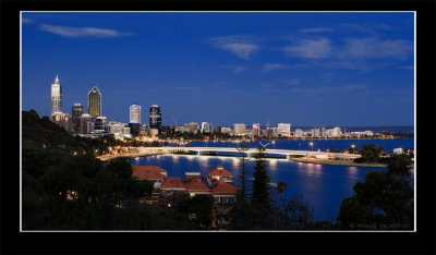 Perth sunset from Kings Park