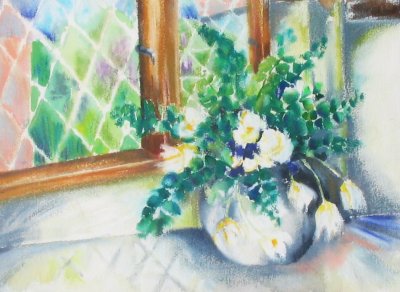 Flowers by Kitchen Window (Monty's Favorite)