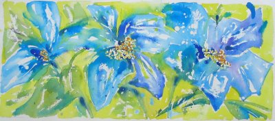  Himalayan poppy 85 SOLD