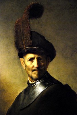 Old Man in Military attire - Rembrandt