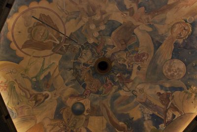 Fresco above rotunda