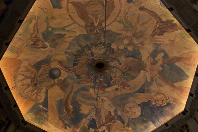 Fresco above main rotunda