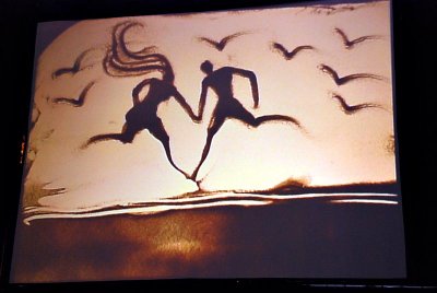 Sand animator artist