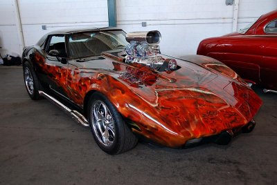 1972 Corvette - flames Winner