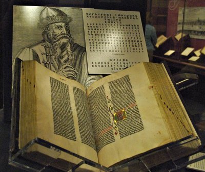The Gutenberg Bible (on Vellum)