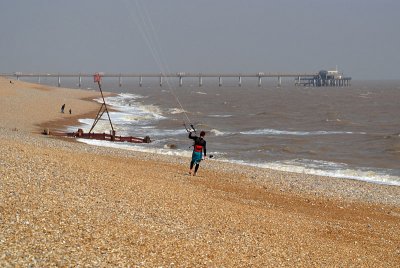 Kite Surfing from Deal Beach