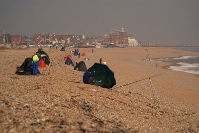 Fishing From Deal Beach