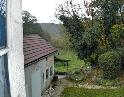 vue de la chambre bleue