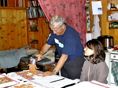 Cornod et les randonneurs