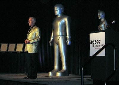 June ~ Anthony Daniels (C3PO) & friends, at the Robot Hall of Fame