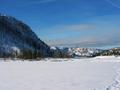 Looking west down the Madison River
