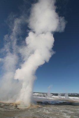 Clepsydra geyser at Fountain Paint Pots