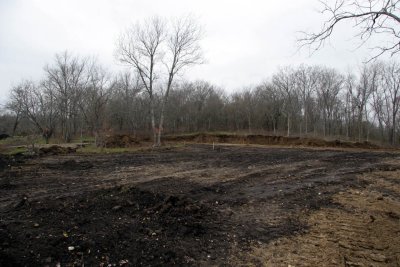 Lot is level and fill added