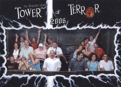 The infamous Tower of Terror is very frightening!!!