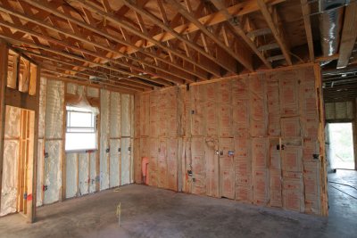 and also around the extra bathroom and laundry room