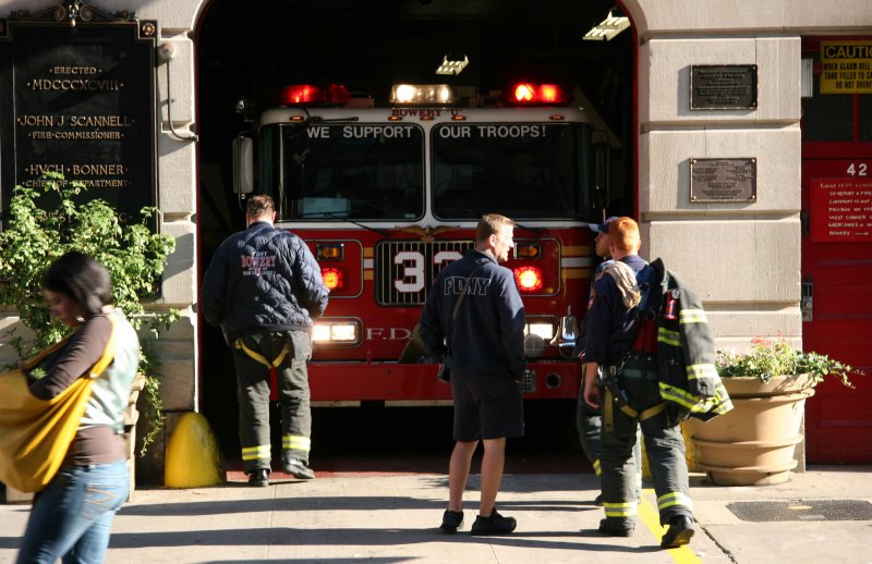 Maneuvers at the Fire Station